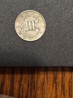 1853 Three Cent Silver 3     Au Unc   H90