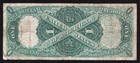 United States 1917 Large Size  1 One Dollar Note Red Seal Silver Certificate