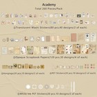 260 Pieces Vintage Scrapbook Supplies Pack Vintage Ephemera Bundle Junk Journal