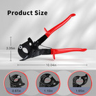 Wire Cutters  Ratchet Cable Wire Cutter  Heavy Duty Aluminum Copper Ratchet