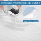    Saddle Style Bed Pad With Tuck-in Sides  Absorbent Waterproof Washable And    
