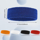 5 Pack Men   Women Sweatband Headband Terry Cloth Moisture Wicking For Sports Te