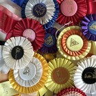 Ribbons Rosettes Lot Of 12 Horse Show 1980s - 1990s Large Red Blue Vintage