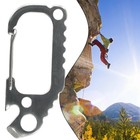 Mountaineering Climbing Carabiner Hook Snap 3cr Stainless Steel Bottle Opener Us