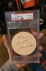 Wilt Chamberlain Autographed Restaurant Beer Coaster Boca Raton Florida Psa Auto
