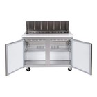 Avantco Apt-48-hc 47  2 Door Refrigerated Sandwich Prep Table