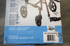 Medline Basic Steel Transport Chair 19  Seat 300lbs Burg black Mds808200kd - New