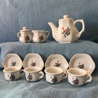 Miniature Tea Set Vintage 13 Pieces Serving For 4 Child s Play Ships Free