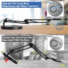 Magnifying Floor Lamp Stepless Dimmable Led Magnifier Standing For Reading