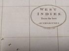 1811 Antique Map Of West Indies By John Russell