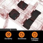 Toyota Tacoma 2005-2015 Double Cab All Weather Tpe Floor Mats 3pc Black