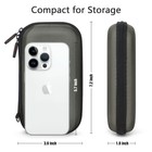Silver-gray Shockproof Hard Eva Carrying Case Travel Pouch For External Hard    