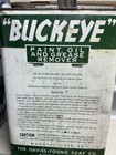 Vintage Buckeye Paint Oil Grease Remover Metal Can Green Advertising Usa