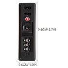 Customs Combination Lock - Keyless  Portable  Tsa Approved  3-digit Password    