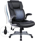 High Back Executive Office Chair - Padded Leather Ergonomic Computer Desk Cha   