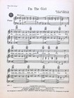 I m The Girl Sheet Music Dance Me A Song 1950 Musical Revue Flop James Shelton