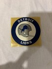 Vintage Detroit Lions Avery Cloth Decal Sticker Nfl Helmet Logo Rare Unused