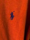 Polo Ralph Lauren Mens Xxl Crew Neck Long Sleeve Tshirt Embroidered Pony Orange