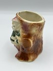 Pixie Elf Ceramic Figural 4-1 2    Planter Vase Tree Stump Gnome Fairy Garden