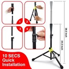 Batting Tee Baseball Softball Tee Ball Adjustable Training Folding Hitting Tee