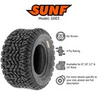 Sunf Golf Cart Tire 20x10-8 20x10x8 All Terrain Off Road Turf Tire 4 Ply G003