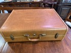 Vintage Hard Case Luggage  Samsonite Style 4632  Brown  21   x15   x7    