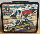 1981 Aladdin The Fall Guy Metal Lunchbox   Thermos
