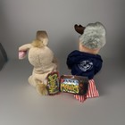 Meanies Series 2 Infamous Plush Lot Of 2 Bull Clinton Rabbit Nwt