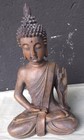 Beautiful Sitting Buddha Sculpture  Figure Made Of Casting Compound polyresin 32 Cm X 19 Cm