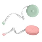 2 Pack Soft Automatic Retractable Tape Measure 60inch 150cm 2 Pcs Green pink