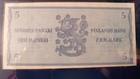 Banknotes Of All Nations Finland 5 Markkaa 1963 Unc P-106aa 43 Litt  B