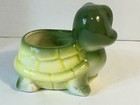 Vintage Brinns Turtle Planter Ceramic Taiwan Cold Painted Kitch Reptile Vtg