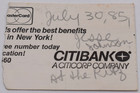 Jesse Johnson Of Prince And The Npg Ticket Stub 1985 At The Ritz New York