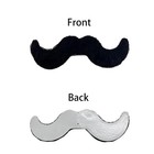 24 Pieces Fake Mustaches Beard  Self Adhesive Costume Accessories Brown 