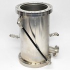 Nor-cal Dn160cf 8  Conflat Flange Vacuum Chamber Reducing Dn40cf window Reactor