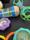 Hape Bright Starts Baby Rattle Sensory Toy Lot-6 Mixed Montessori Infant Toys