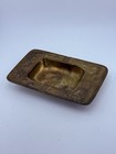 Dragon Cigarette Cigar Ashtray Solid Brass Mid Century Asian Vintage Heavy
