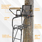15 5  Steel Climbing Ladder Tree Stand Outdoor For Hunting mesh Seat Equipment