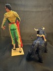 Vintage Male  Marin Torero Bullfighter   7   W  Bull  3  To Back 