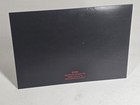 Korn Merry Khristmas Holiday Blank Card Christmas 5 x7  Red Shiny Text On Black