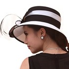 June s Young Women Church Hats Formal Dress Derby Hats With Feather Elegant 