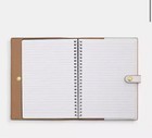 Coach Notebook Planner Cover White Leather