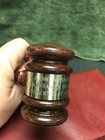 Vintage Masonic Freemason Wooden Gavel 10    Inch Wood Oak Mahogany Unused Rare