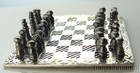 Miniature 925 Sterling Silver Chess Set   Board  499