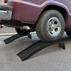 4 000 Lbs Steel Car Ramps     2 Pack Vehicle Service Ramps For Suv Truck Repair