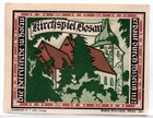 1921 Germany Bosau Notgeld 1 Mark Note  3733 
