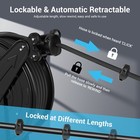 Pressure Washer Hose Reel  3 8 In X 50 Ft Retractable Pressure Washer Reel  Auto