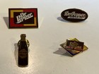 Vintage Dr  Pepper Lapel Pins   Pinback - Lot Of Four