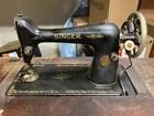 Antique 1928 Singer Sewing Machine And Accessories  stand Not Included 