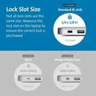 Kensington Combination Laptop Lock For Standard Security Slot  Slim  Silver 